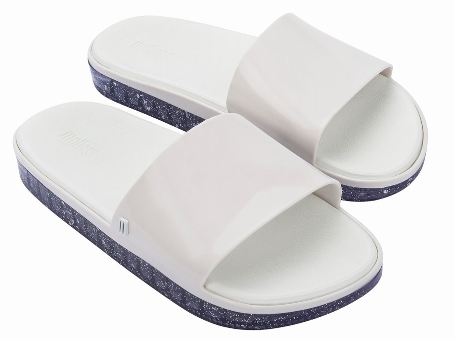 Chanclas De Baño Melissa Beach Next Gen Mujer - Blancas - Argentina BHP-214698
